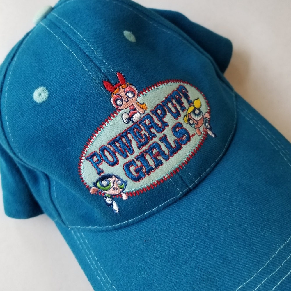 ❗Vintage 2000s The Powerpuff Girls Blue Baseball Cap❗
